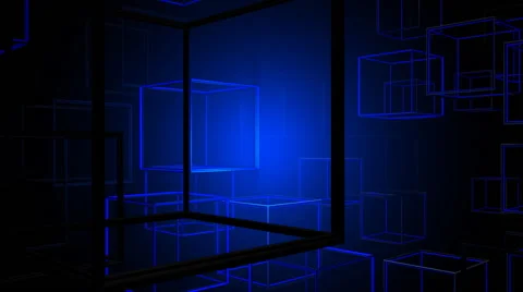 Cube Arrays Loop 7 Video stock 59942941