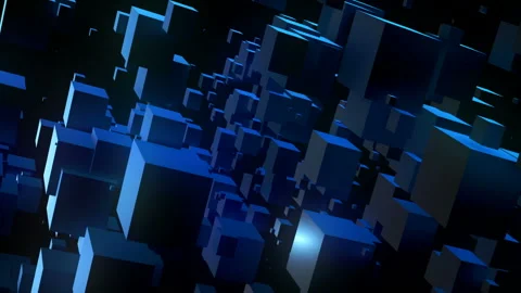 Cube Background 3 Stock Footage 115070957