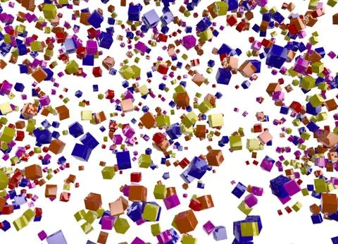 Cube background Stock Illustration