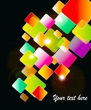 Cube background Stock Illustration