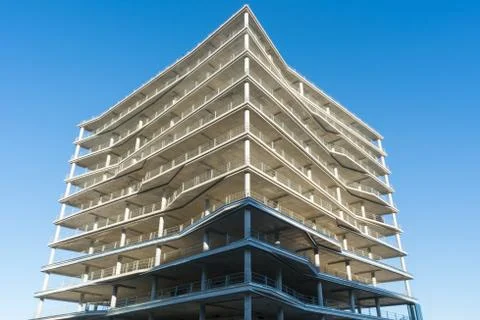 Cube Berlin - rough construction Stock Photos