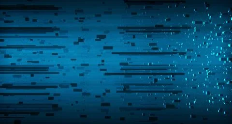 Cube Big Data Technology, Information Communication Stock Illustration