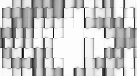 Cube billboard Stock Footage 8956603