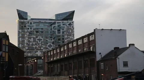 The Cube - Birmingham, UK Video stock 59555715