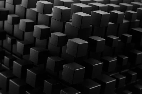 Cube Black  Abstract background  . Centric motion of star trails. Starburst d イラスト素材