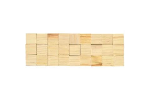 Cube blocks on white background Stock Photos