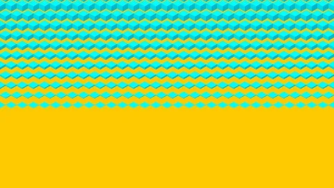 Cube box 3D virtual isometric wave and hexagon pattern, Blockchain technology Stock Footage 109522488