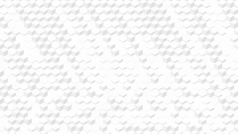 Cube box 3D virtual isometric shuffle wave and hexagon pattern, Blockchain Stock Footage 110832744