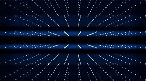 Cube box dot neon glow light,Abstract fractal point geometry deformation. Stock Footage 39567366