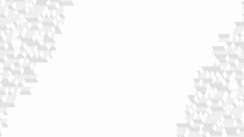 Cube box square bar 3D virtual isometric shuffle wave pattern, Blockchain Stock Footage 111353027