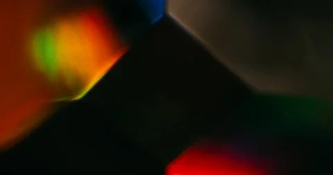 Cube color blur geometric flare shine lens glare Stock Illustration