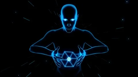 Cube Control Looping Animation Stock Footage 73608646