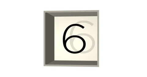 Cube Countdown 01 Stock Footage 231104832