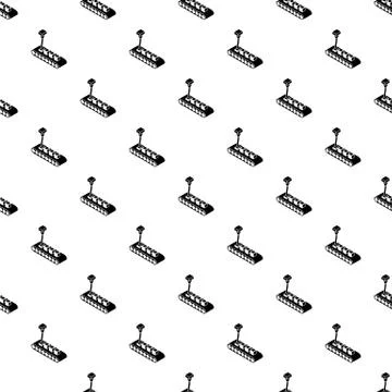 Cube d printing pattern vector seamless Illustrazione stock