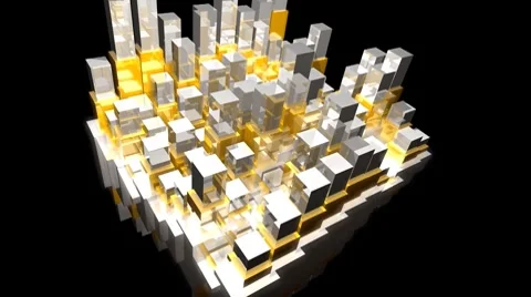 Cube Dance (HD) Video stock 7738956