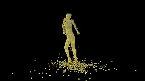 Cube dance01 Stock Footage 343869849