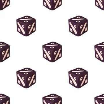 Cube with discounts pattern seamless vector Illustrazione stock