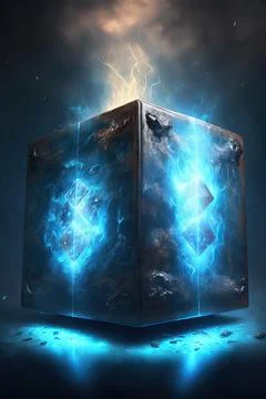 Cube of force Stock Illustration