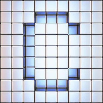 Cube grid Letter C 3D Cube grid Letter C 3D render illustration Copyright:... Foto stock