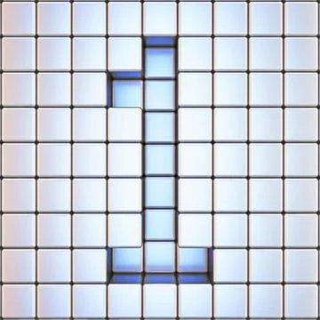Cube grid Number 1 ONE 3D Cube grid Number 1 ONE 3D render illustration Co... Foto stock