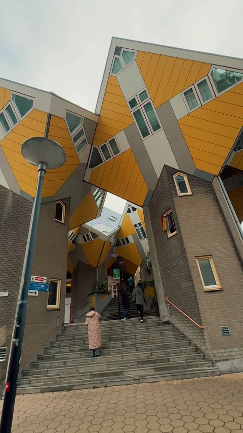 Cube house 10 Stock Footage 319964367