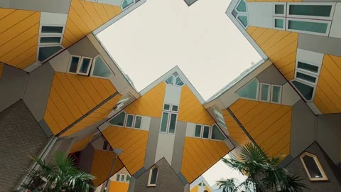 Cube house 5 Stock Footage 319964264