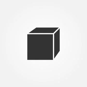 Cube icon concept Stock Illustration
