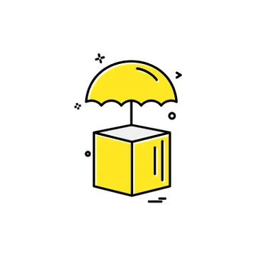 Cube icon design vector Illustrazione stock