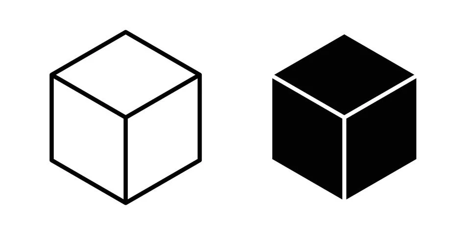 Cube icon vector design illustrations Stock Illustration