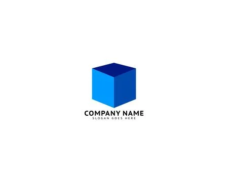 Cube Icon Vector Illustration Logo Design Element Stock Illustration