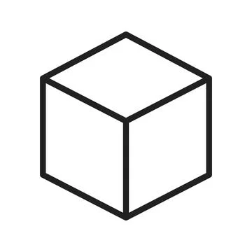 Cube icon vector image. Suitable for mobile apps, web apps and print media. Stock Illustration