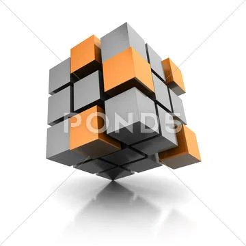 Cube Stock Illustration