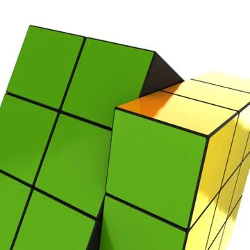 Cube Stock Illustration