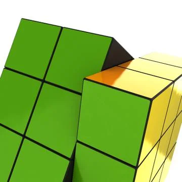 Cube Stock Illustration