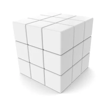 The Cube Stock Illustration