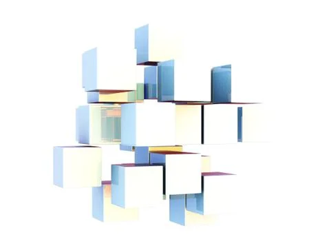 Cube Intelligent Technology, Network Program and Data イラスト素材