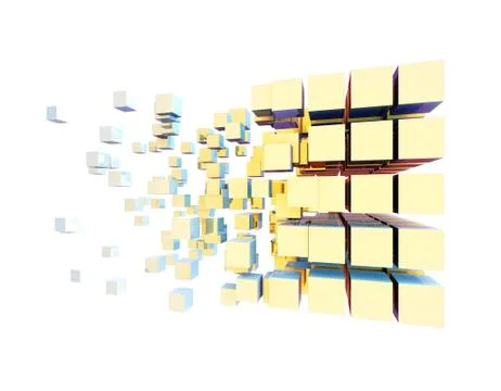 Cube Intelligent Technology, Network Program and Data イラスト素材