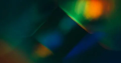Cube light blur geometric glow shine lens flare Stock Photos