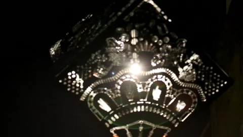 Cube of Light, man evolution - Creative technology, street visual art Stock Footage 95626281