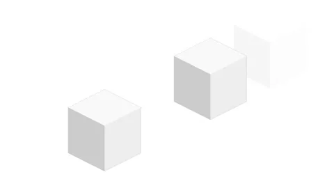 Cube loading animation Stock Footage 195943471