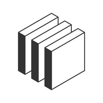 Cube logo, geometric vector design. Black and white Box logotype company, t.. イラスト素材