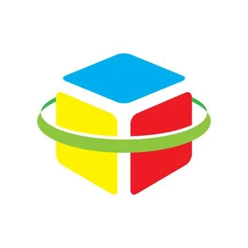 Cube logo Stock Illustration