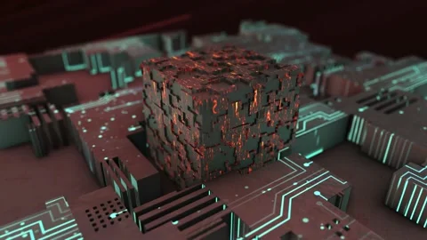 Cube Matrix 04 Stock Footage 167699649