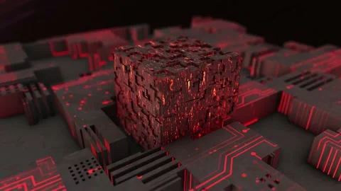 Cube Matrix 05 Vídeos de archivo 167741756