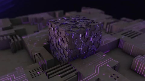 Cube Matrix 06 Stock Footage 167741775