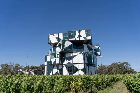 The Cube in McLaren Vale Stock Photos