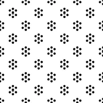 Cube molecule pattern seamless Illustrazione stock