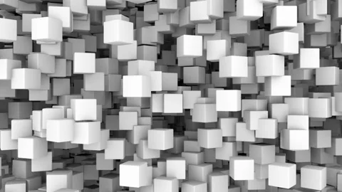 Cube movement Stock Footage 243444070