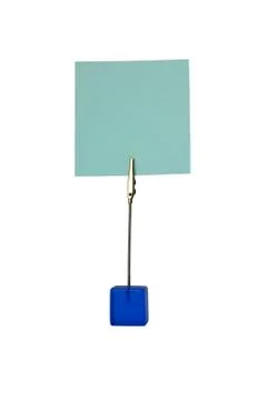 Cube with note Stock Photos