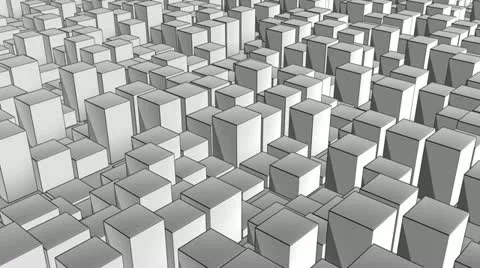 Cube pan ink Stock Footage 10864437